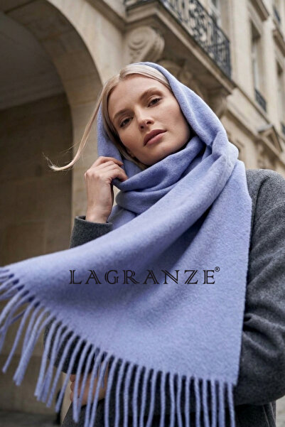 LAGRANZE Extra Soft Textured Women's Scarf/ Shawl with Tassel Detail