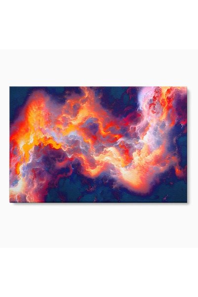 Luxcanva Tablou Canvas Colorful 60x40 cm pe Sasiu Lemn Colorat Multicolor Abs...