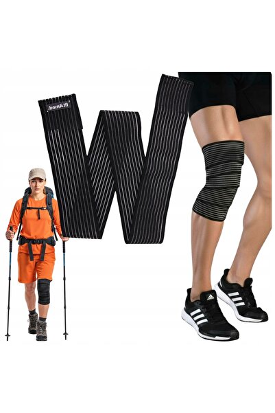 Fit4Med Orteză Elastică Pentru Genunchi, Suport Sportiv Stabilizator Pentru L...