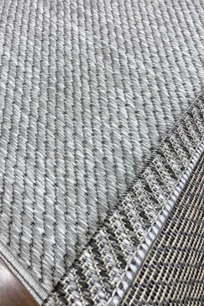 Anatolian Carpet Store Sisal Dokuma Hav Vermez, Leke Tutmaz, Robot Süpürgeye Uygun Modern Gri Halı