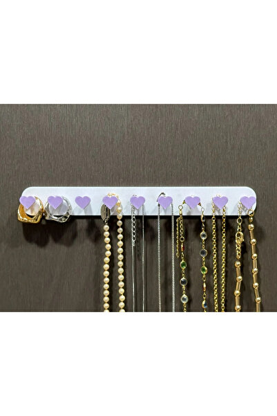 DU&ER Heart-Shaped Necklace Organizer – Necklace and Jewelry Holder Decorativ...