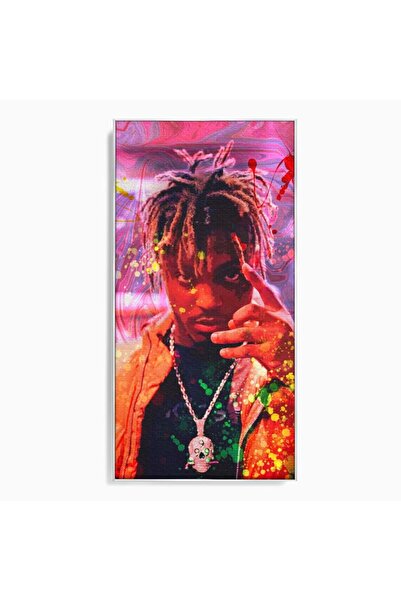 Luxcanva Tablou Canvas Juice WRLD 70x140 cm cu Rama Argintiu Jarad Anthony Hi...
