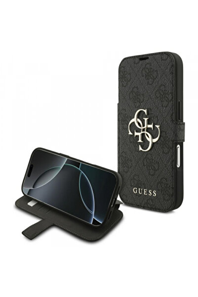 Guess Θήκη για Apple iPhone 18 Pro / 17 Pro, Guess, Μεταλλικό Λογότυπο 4G, Μαύρο