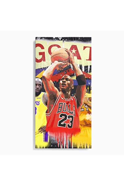 Luxcanva Tablou Canvas Michael Jordan 50x100 cm pe Sasiu Lemn Decorativ Sport...