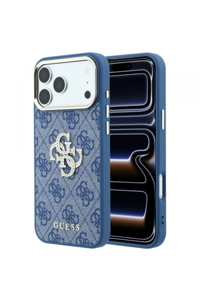 Guess Θήκη για Apple iPhone 18 Pro / 17 Pro, Guess, 4G Μεγάλο Λογότυπο με Στρ...