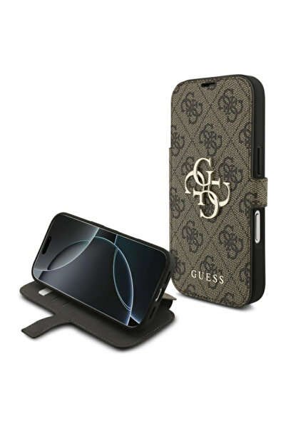 Guess Θήκη για Apple iPhone 18 Pro / 17 Pro, Guess, 4G Μεταλλικό Λογότυπο, Καφέ