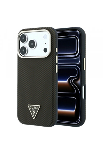 Guess Husa MagSafe pentru Apple iPhone 18 Pro / 17 Pro, Guess, Kevlar Triangl...