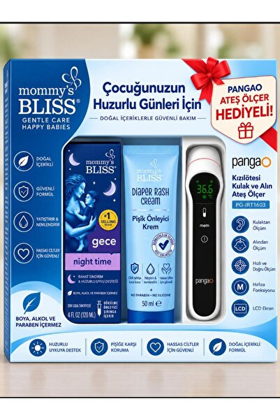 Mommy's Bliss Mommys Bliss Gripe Water Gece Gaz Damlası 120 ml + 50 ml Pişik ...