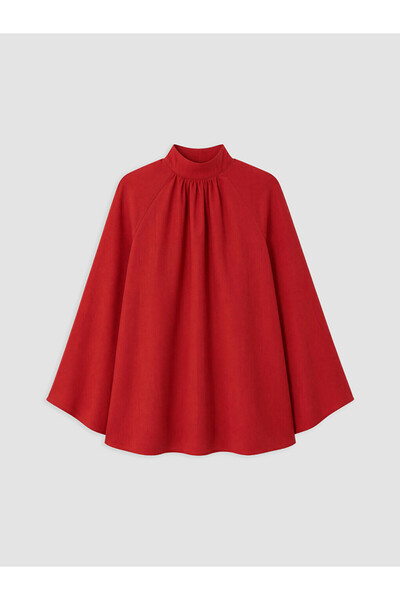 LC Waikiki I Dik Roba Collar Gathered Modal Blend Blouse from Freezen Store