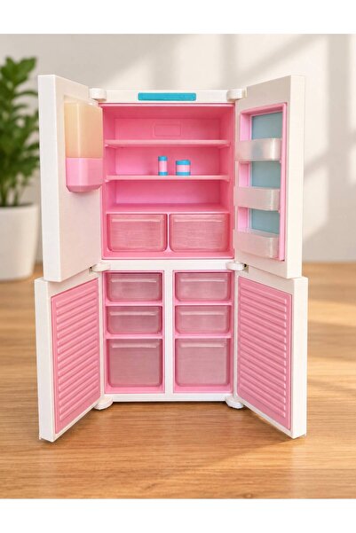MİNİNOVASTUDİO MiniNova 3D Baskı Mini Buzdolabı Oyuncak Ev Mutfak Mobilyası