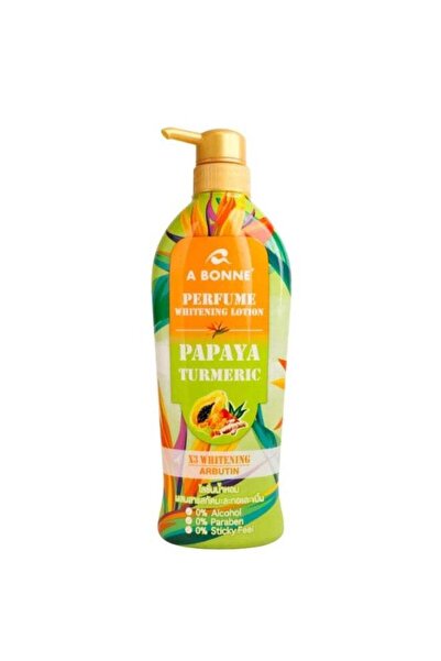 A bonne Perfume Whitening Lotion with Papaya Turmeric & Arbutin, X3 Whitening...