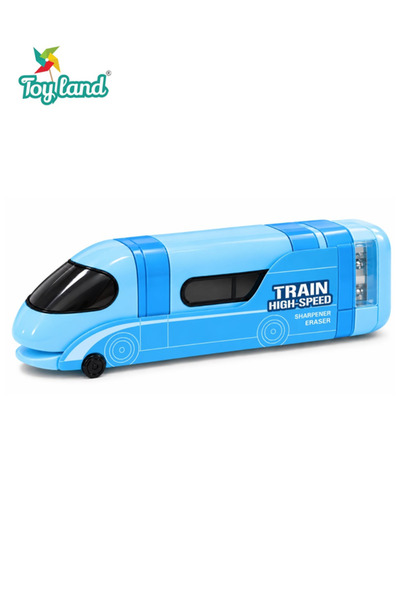 TOY LAND 2-in-1 Train Shaped Eraser & Pencil Sharpener for Kids | Cute Bullet...