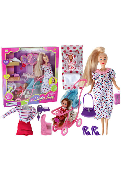 LEAN Set de accesorii XXL pentru păpușa însărcinată Lucy