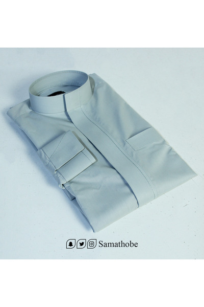 samathobe ثوب رجالي جاهز MG95 طول 60 لون رمادي