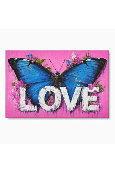 Luxcanva Tablou Canvas Metamorfoza Sentimentelor 100x70 cm pe Sasiu Lemn Flut...