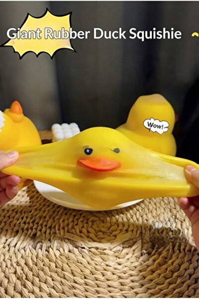vattara Duck Squishy Ördek Sukuşi Vıcık Ses Çıkartan Civciv Ördek Squishy Stres Oyuncağı 1 Adet Gönderilecektir