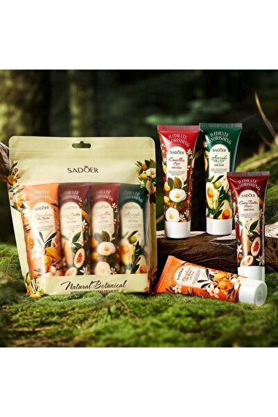 SADOER Natural Botanical Hand Care Gift Set – Premium Hydrating Hand Creams E...