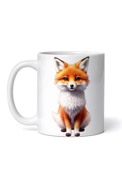 INOVATIX Personalized white mug, Fox, INOVATIX®. 330ml