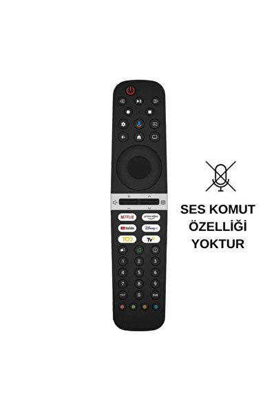 electroon Arçelik Android LED TV Kumanda TOD Tuşlu - Ses Komutsuz