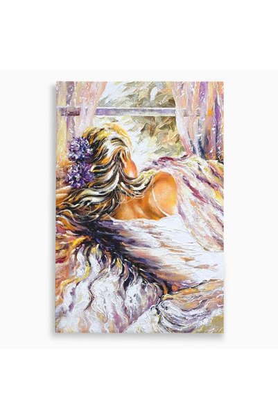 Luxcanva Tablou Canvas Dimineata Unei Visatoare 100x150 cm pe Sasiu Lemn Rasa...