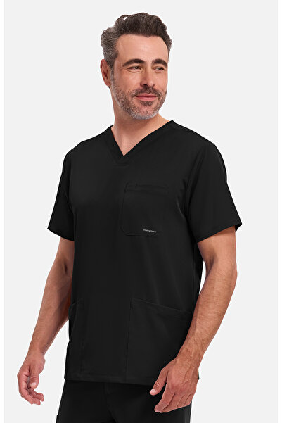 Healing Hands Hhe2590 Matthew Men's Scrubs Single Top V-Neck Surgical Uniform...