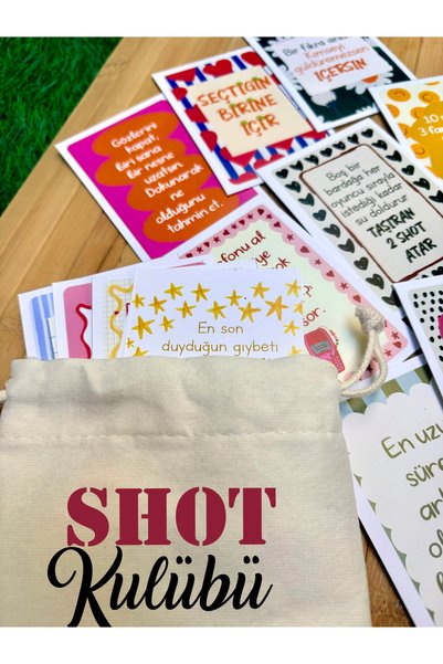Pankart Evi SHOT KULÜBÜ - Eğlenceli Içki Oyunu | Kart Oyunu | Parti Oyunu | Shot Oyunu
