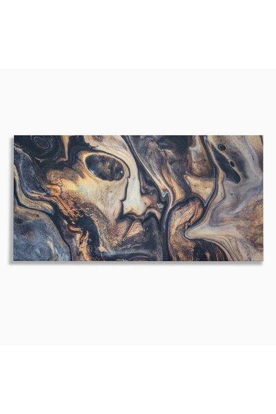 Luxcanva Tablou Canvas Abstract 140x70 cm pe Sasiu Lemn Culori Abstract Office