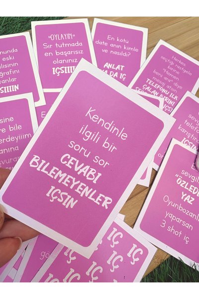Pankart Evi Kız Kıza içki Oyunu | Parti Kart Oyunu | Eğlenceli Kutu Oyunu | Shot Oyunu | Bekarlığa Veda Oyunu