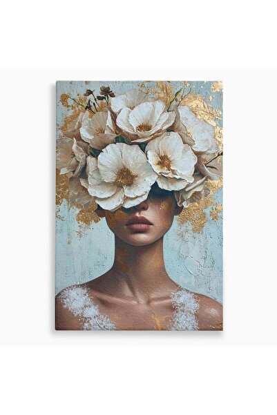 Luxcanva Tablou Canvas Ganduri Inflorite 100x150 cm pe Sasiu Lemn Flori Frumu...