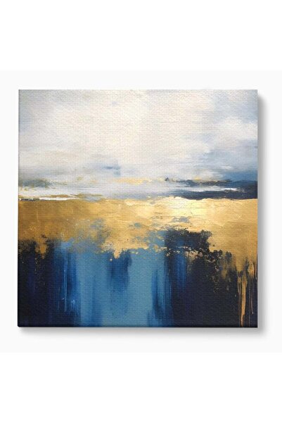 Luxcanva Tablou Canvas Adancul Marii 120x120 cm pe Sasiu Lemn Room Abstract P...