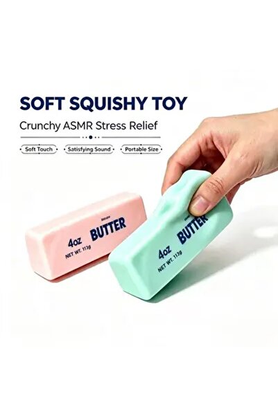 HOME MODE 2 Pieces Butter Toy, Butter Squeeze Toy, Butter Stick Squeeze Toys ...