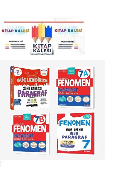 Fenomen Yayıncılık FENOMEN YAYINLARI 7.SINIF PARAGRAF SETİ+ANKARA GÜÇLENDİREN...