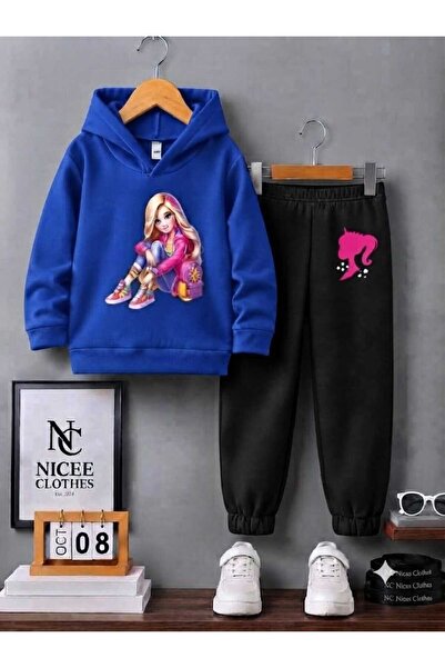 NC Nicee Clothes SET TRENING PENTRU COPII UNISEX (IMPRIMAT CU FATA CU PĂRUL B...