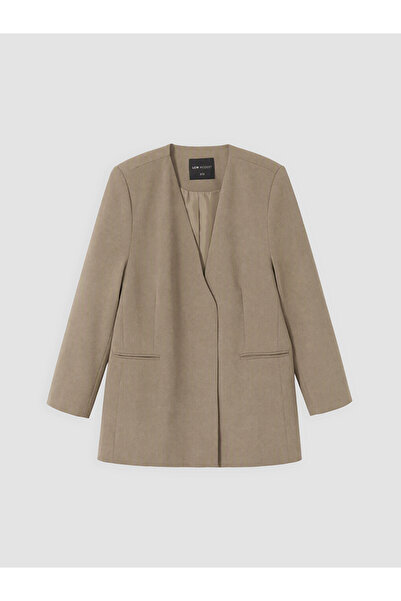 LC Waikiki Vizyon New Season Khaki Oversize Women's Jacket
