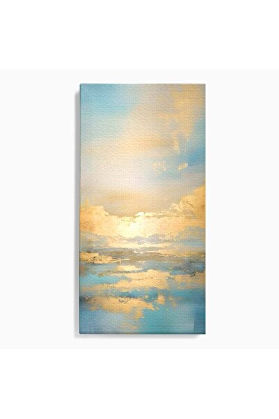 Luxcanva Tablou Canvas Rasarit Deasupra Marii 50x100 cm pe Sasiu Lemn Relaxar...