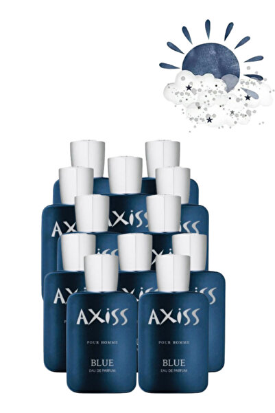 trı 12 Pieces Axiss Pour Homme Blue Perfume 100ML
