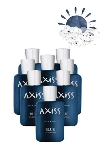 trı 8 Pieces Axiss Pour Homme Blue Perfume 100ML