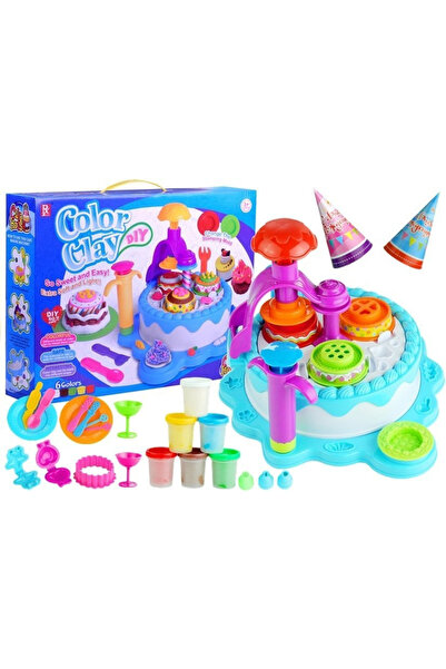 Other Set de decor pentru tort aniversar, 6 culori, accesorii
