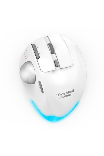 ZELOTES F-33 Trackball Kablosuz Mouse RGB Işıklı Ayarlanabilir Açılı Ergonomi...