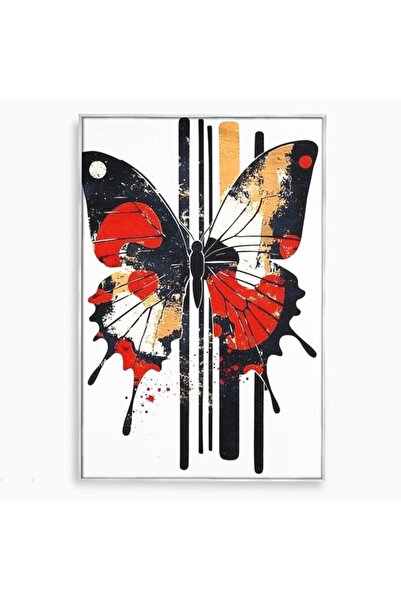 Luxcanva Tablou Canvas Simetrie in Dungi 100x150 cm cu Rama Argintiu Simetrie...