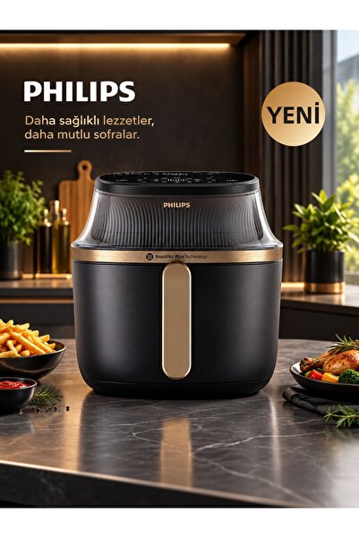 Philips Demz Yeni Seri Modern 3000 Serisi 4.2 Litre Yağsız Airfryer 9 Pişirme...