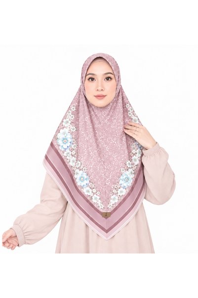 Linda Hijab Linda Rayon Hijab for Women – Floral Printed Islamic Headscarf, E...