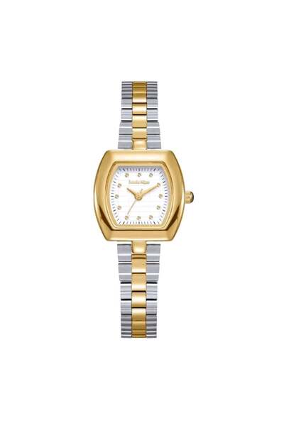 Louis Nice ساعة نسائية لويس نايس Luxe فضي وذهبي L1M-99LMMW