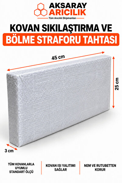 Aksaray Arıcılık Kışlık Arıcılık Seti Arı Kovanı Koruma Seti Branda İç Keçe Strafor Bölme Tahtası Arıcılık Ekipmanları