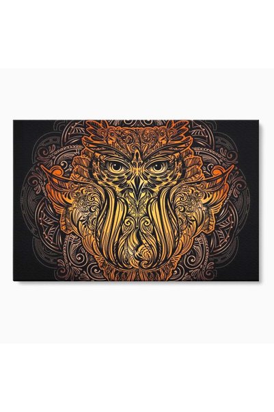 Luxcanva Tablou Canvas Simetrie Ornamentala 150x100 cm pe Sasiu Lemn Simetrie...