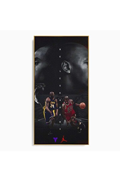 Luxcanva Tablou Canvas Be Legendary 70x140 cm cu Rama Auriu Be Legendary Mich...