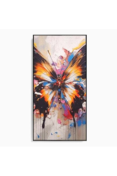 Luxcanva Tablou Canvas Aripile unui Artist 50x100 cm cu Rama Negru Aripile un...
