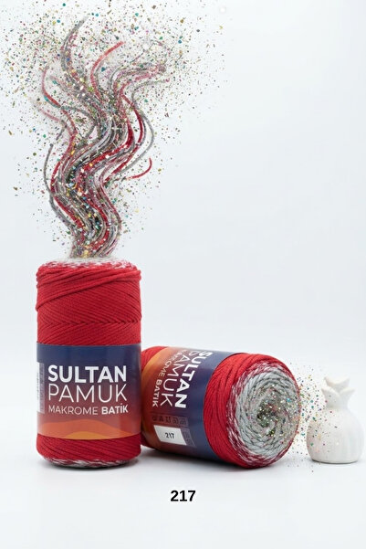 hobi dünyası evim 1 Piece Sultan Cotton Macrame Batik Hand Knitting Thread 25...
