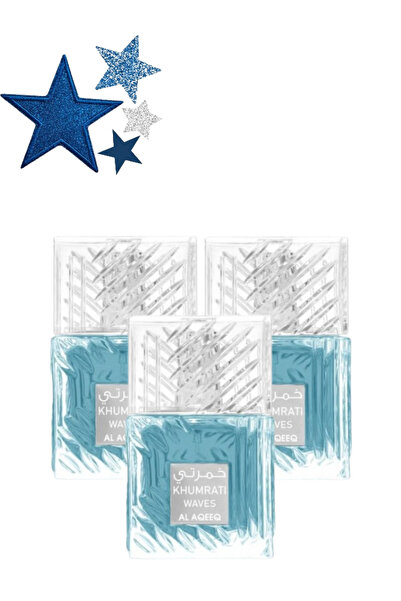 Al aqeeq 3 Pieces Khumrati Waves Perfume 100ML