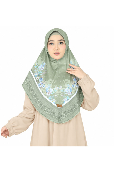 Linda Hijab Linda Rayon Hijab for Women – Floral Printed Islamic Headscarf, E...